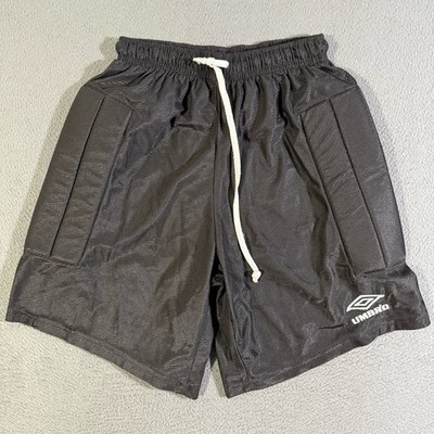 Vintage 80s Umbra Thigh Padded Soccer Shorts Black Size Small Made In USA