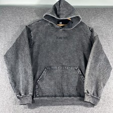 Los Angles Apparel Hoodie Men SZ M Heavy Cotton Fleece 14 Oz USA Made Acid Wash