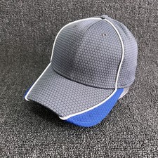 New Era 39THIRTY Performance Baseball Cap Grey Blue Stretch Fit Brand New