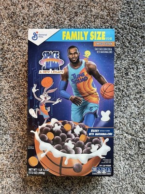 Space Jam Lebron James Cereal 2lbs 2.5 oz Limited Edition 23 On Best By Date!!