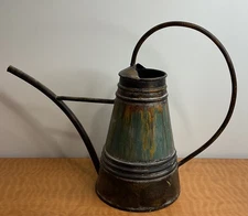 Vintage Solid Metal Watering Can