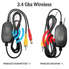 New 2.4G Wireless Car Rear View Cameras Color Video Transmitter Receiver Kit 12V
