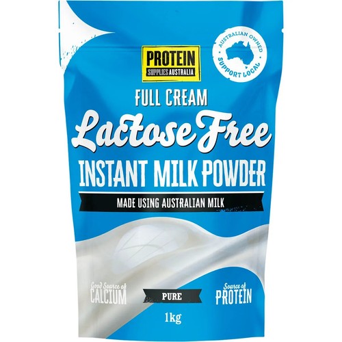 Protein Supplies Australia Instant Milk Powder Lactose Free 1kg - Picture 1 of 1