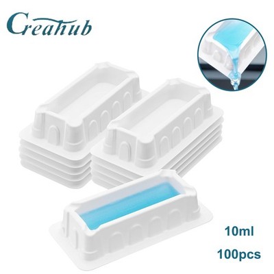 10ml 100pcs Reagent Reservoir Sterile Anti-Stick Stacking for Laboratory Use