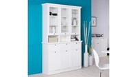 Buffetschrank Vitrine KüChenschrank Anrichte Wohnzimmer Weiß 6 TüRig 120X200Cm