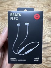 Beats Flex Wireless Bluetooth Earphones, Magnetic with Built-In Mic - Smoke Gray