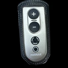 Phonak Pilot One Hearing Aid Remote Control Only With Belt Clip Case