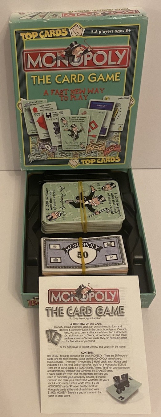 Monopoly The Card Game Top Cards Card Game - Hasbro - Family Fun