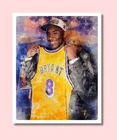 Kobe Bryant Draft Night 8x10 Sketch Photo Print John Rudolph Signed