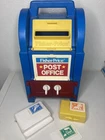 1989 Vintage Fisher Price Post Office Box Pretend Mail Carrier With Accessories