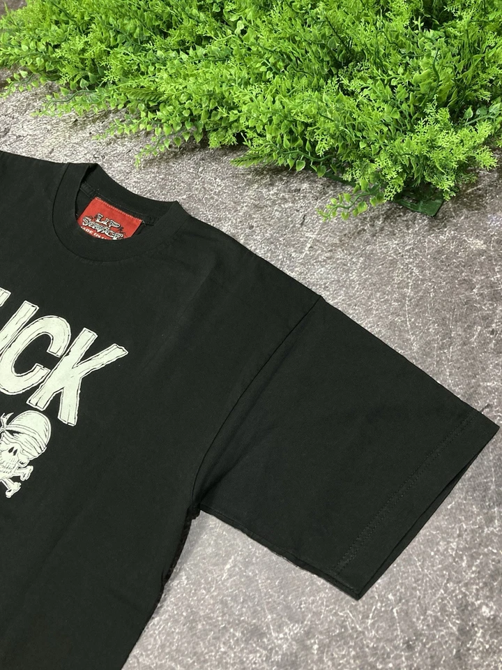 CAMISETA DE CENSURA VINTAGE AÑOS 90 LIP SERVICE LOS ANGELES TALLA L ESTILO PUNK Foto 4 de 4