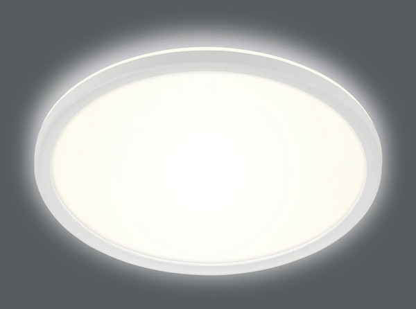 Blulaxa Led-Deckenleuchte, 18W, 3000K, 2200Lm, Warmweiß, IP20, Weiß-image