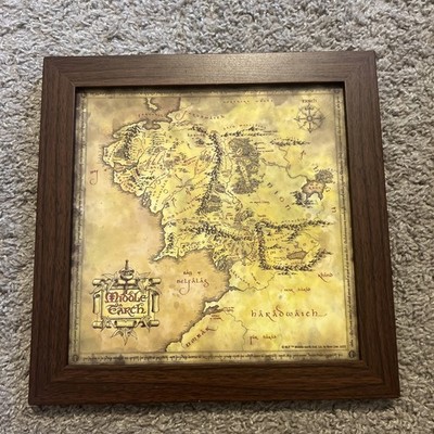 Lord of the Rings Middle of the Earth Map New Line Productions
