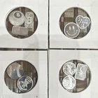 PMI Silver Company .999 Fine Silver 1g & 1g as shown 10 total