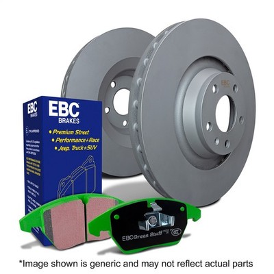EBC Brakes S11KF1401 S11 Kits Greenstuff 2000 & RK Rotors for Flex/MKT/Taurus