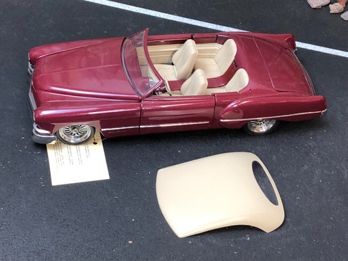 Imperfect 1:24 Diecast Franklin Mint BURGUNDY BOYD ELDOROD + COA (No Box) - Picture 16 of 24