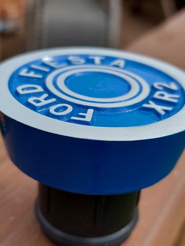 Ford fiesta XR2 mk1 x flow aluminium oil filler cap ,new - Picture 4 of 4