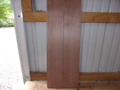 2 PC WALNUT LUMBER WOOD KILN DRIED BOARDS 1714V END MATCH 1/4 SAWED 15/16'' THICK