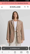 Everlane Chord Blazer Oversized Beige