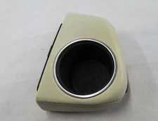 2010 PORSCHE PANAMERA (970) FRONT CENTER CONSOLE CUP HOLDER (CREAM LEATHER)