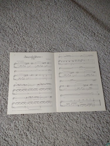 Sincerely Yours Sheet Music Gary Chadman Single Song Vintage Music - Picture 3 of 4