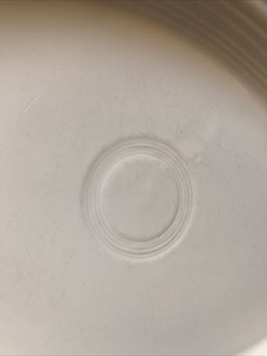 Vintage FIESTA WARE White OVAL SERVING PLATTER PLATE 13 3/8" x 9 1/2" - Picture 12 of 17
