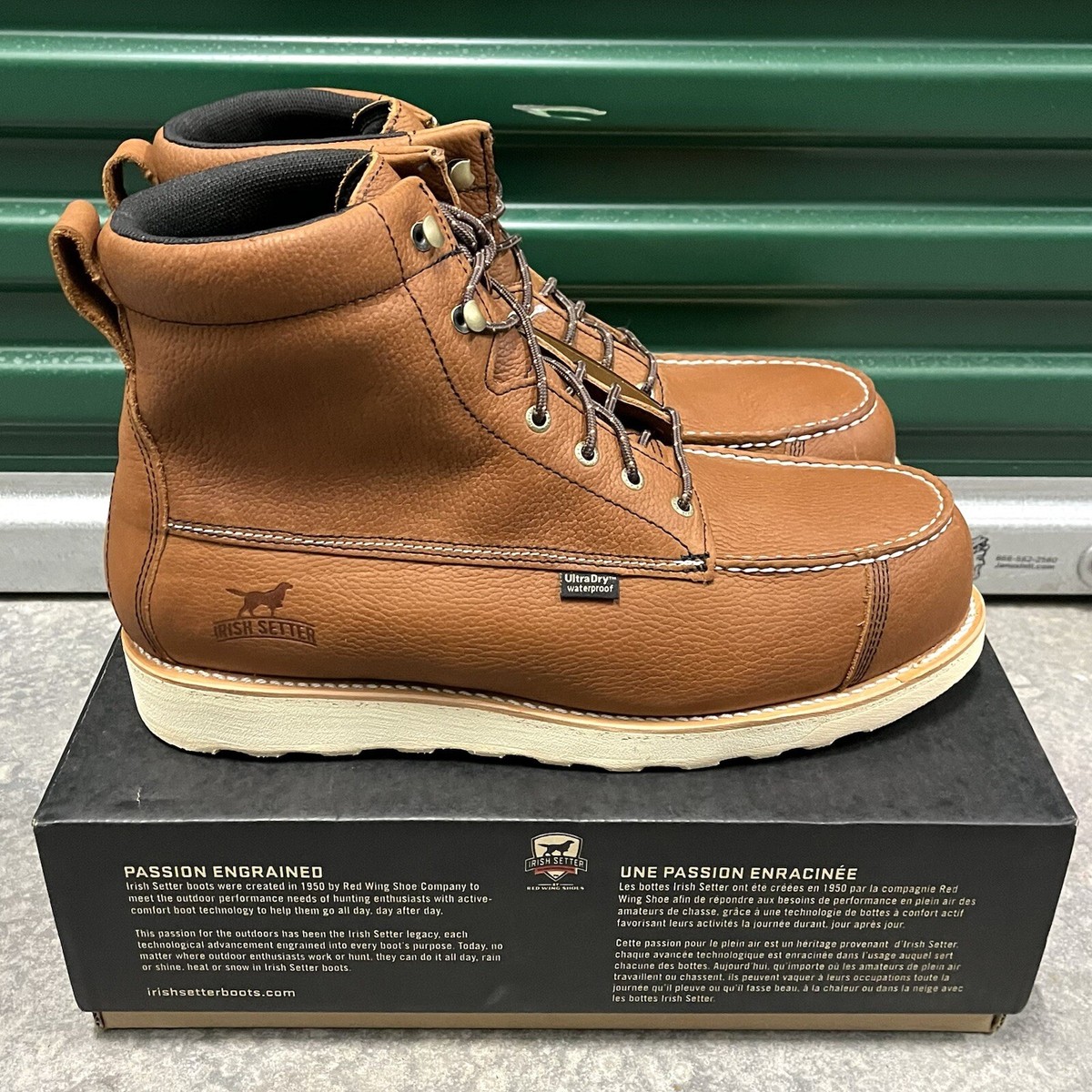 Red Wing Sz 12 D Irish Setter Wingshooter 838 Brown