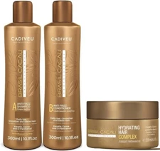 Brasil Cacau Anti Frizz Shampoo & Conditioner 300ml & Hydrating Hair Mask 200ml