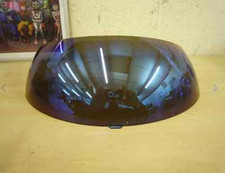 Genuine Brand New FM 80 Iridium/Rainbow Crash Helmet Visor. AXE/ F1/ Force1/ RRX