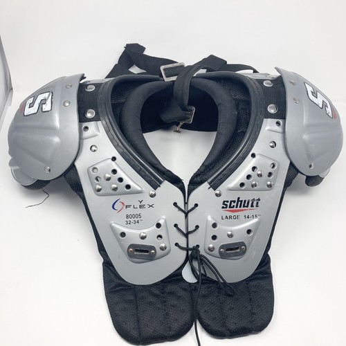 Schutt Y-Flex Jugend Schulterpolster | Für Football, Alle Positionen | Mit T-Hakenriemen, Bequeme Passform