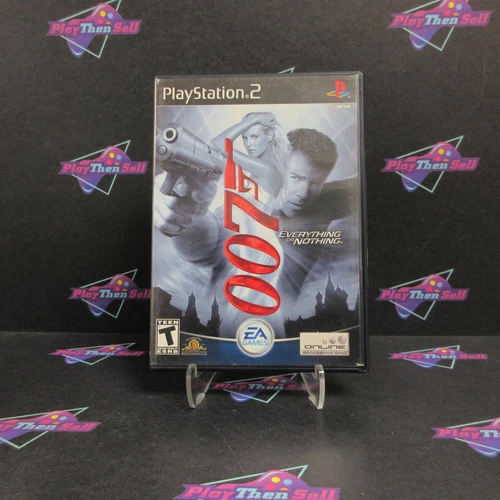 James Bond 007 Everything or Nothing PS2 PlayStation 2 AD/NM - (See Pics)