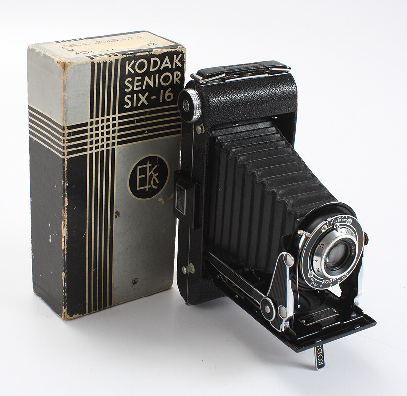 メイ KODAK SENIOR SIX-16, 128/6.3 K.A. (HAZE), BOXED, PINHOLES