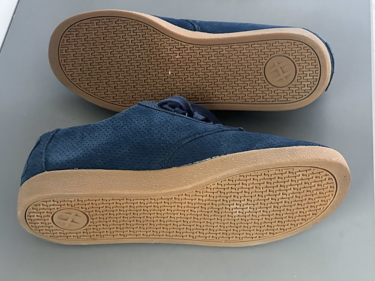 HUF men size 9.5 HUFNAGEL PRO Skateboarding Shoes, Blue Suede