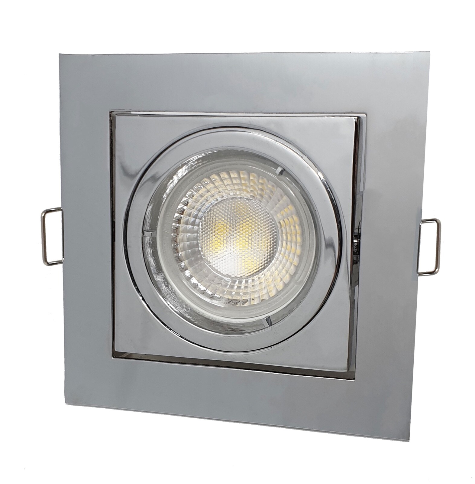 LED Recessed Ceiling Downlights GU10 Tilt Angle Square IP20 Dimmable