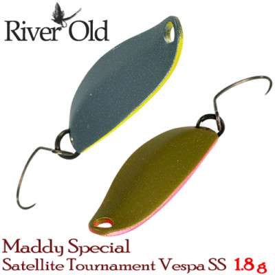 River Old Satellite Tournament Vespa SS MaddySpecial 1.8 g Trout Spoon Assorted