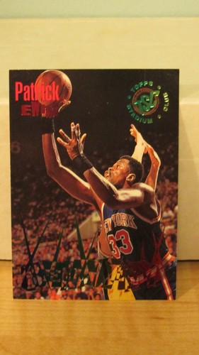 1994-95 Topps Stadium Club Beam Team Patrick Ewing #18 of 27 New York Knicks - Picture 2 of 4