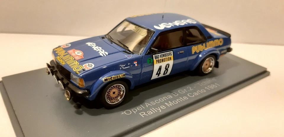 Opel Ascona B Gr. 2 - Tchine - Monte Carlo 1981 -1/43 Neo - Rare - Photo 2/4