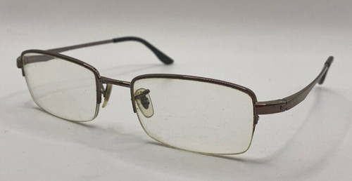 RAY-BAN HALF RIM EYEGLASSES FRAMES ONLY RB6178-2511 GUNMETAL 51-19-140