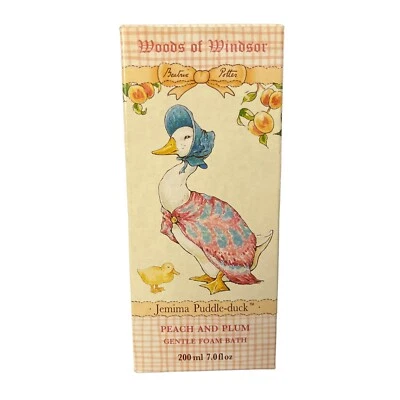 Woods Of Windsor Beatrix Potter Mousse De Bain Douce Pêche Et Prune 200 Ml - Photo 1/4