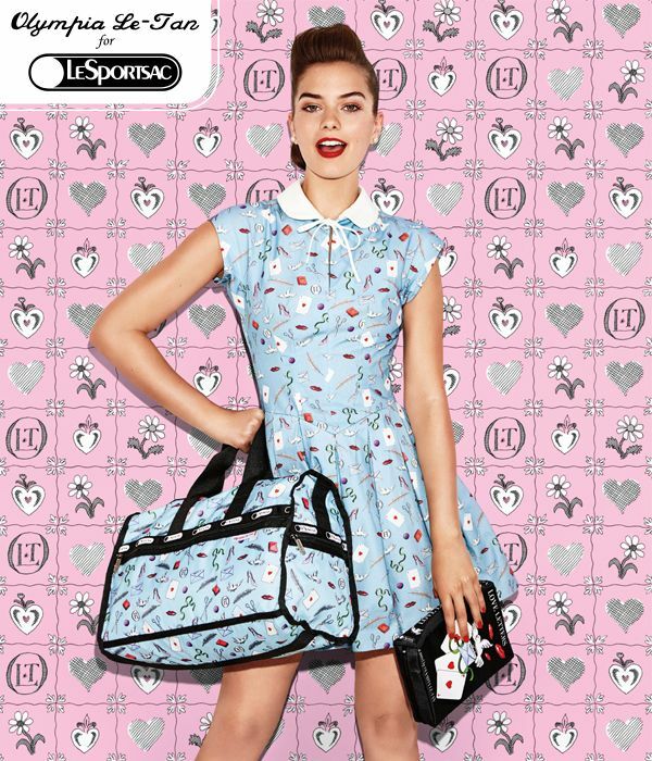 LAST ONE Lesportsac Olympia Le-Tan Love Letters HOBOTwilight  display picture 1