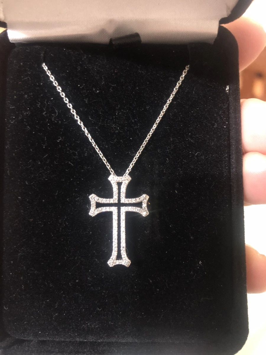 Gold chain with shop cross kay jewelers