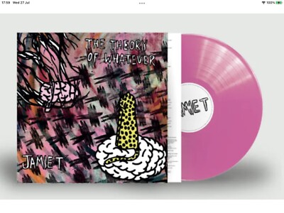 JAMIE T-PINK VINYL LP-THE THEORY OF WHATEVER-UK EXCLUSIVE ALTERNATIVE ARTWORK-MU