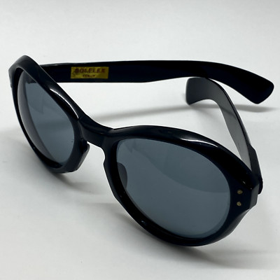 VINTAGE 1970s SULFLEX ITALY BUTTERFLY SUNGLASSES DOMED LENSES 60-80