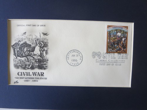 Nathan Bedford Forrest at the Battle of Shiloh & First Day Cover of its stamp - Picture 2 of 2