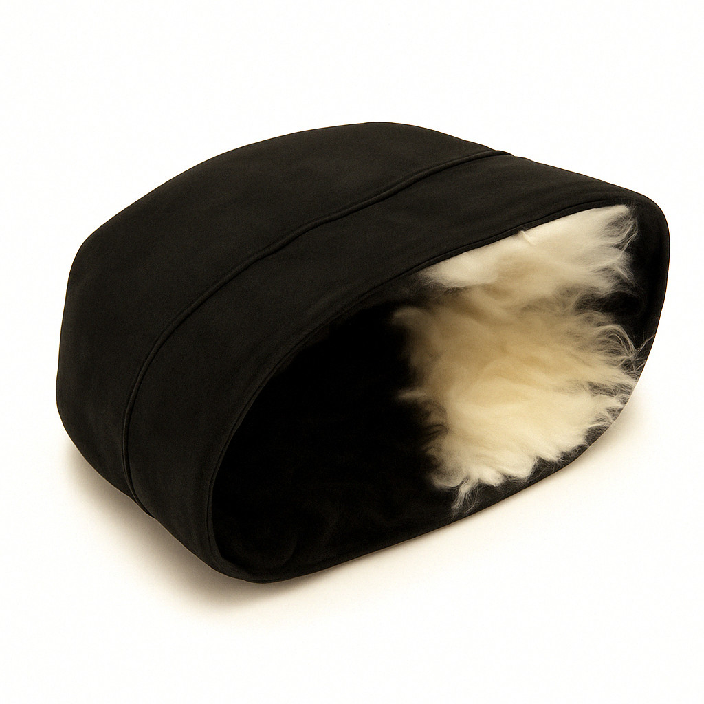 Two-Tone Papakha Hat | Real Sheepskin Wool Caucasian Highlander Heritage