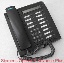 System Phone Siemens Optiset E Advance Plus Black Phone In Very Good Condition