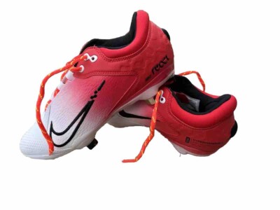 Nike Women Softball Cleats Hyperdiamond 4 Elite White Red Size 7.5 CZ5917-600
