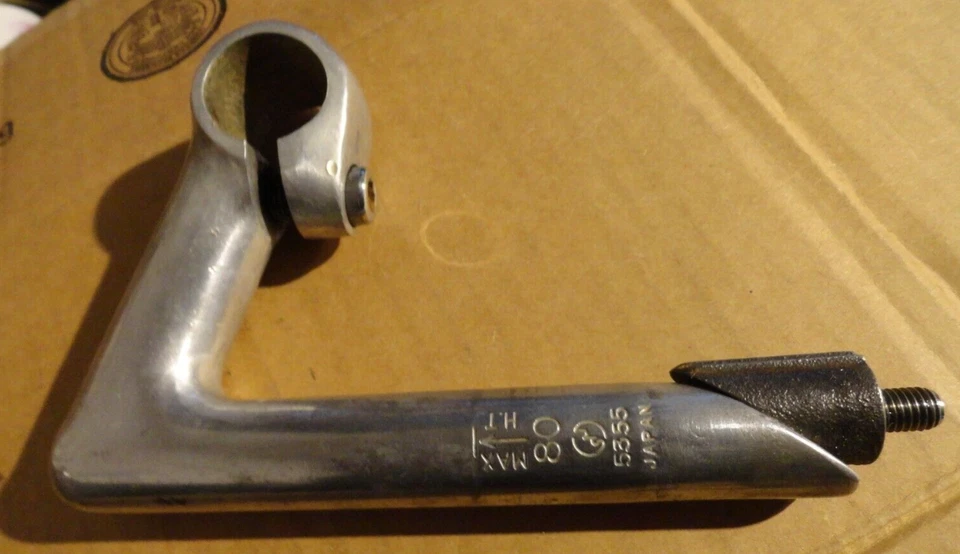 Bicicleta de carretera SR Custom Sakae 1981 potencia de pluma 80 mm, abrazadera 25,4 mm, ancho 22,2 mm, 150 mm de alto Foto 2 de 4