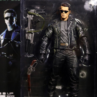NECA Terminator 2 Judgment Day T-800 Battle Across Time Arnold 7'' Action Figure