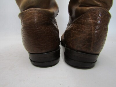 Justin Mens Size 10.5 EE Brown Leather Bullhide Cowboy Western Boots Justin Mens Size 10.5 EE Brown Leather Bullhide Cowboy  main image 4